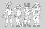 angry anthro backwards_baseball_cap backwards_hat baseball_cap belly bovid boxer_briefs boxer_briefs_only boxers_(clothing) boxers_only briefs briefs_only bulge canid canine caprine chips_(food) clothed clothing collar colored_boxer_briefs colored_briefs crossed_arms darwin_(tinydeerguy) deer doritos eating eating_chips eyewear facial_hair food frito-lay gary_(tinydeerguy) glasses goat goatee greyscale group grumpy hand_behind_head hat headgear headwear hi_res holding_bag holding_food holding_object horn male mammal matt_riskely monochrome national_underwear_day nerd nipples open_mouth open_smile pattern_boxers pattern_clothing pattern_underwear plaid plaid_clothing plaid_underwear procyonid raccoon sam_(tinydeerguy) shy signature simple_background smile teeth_showing tighty_whities tinydeerguy topless underwear underwear_only white_briefs white_clothing white_underwear