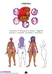 4_breasts blue_hair breasts breath_of_the_wild butt english_text female front_view genitals gerudo hair hi_res humanoid humanoid_pointy_ears model_sheet multi_breast multicolored_hair nintendo nipples not_furry nude orionart pseudo_hair purple_body purple_hair purple_skin pussy rear_view side_boob side_view solo standing tan_body tan_skin tentacle_hair tentacles text the_legend_of_zelda two_tone_hair urbosa url