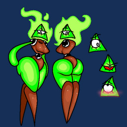 1_eye ahegao angry armor ball_joints big_butt blush blush_lines bodily_fluids brown_armor butt female flaming_head front_view glowing glowing_body glowing_skin green_body green_skin looking_pleasured machine noodle_arms pointy_breasts pupils pyira_(r1v3r_styx) rear_view red_sclera solo sweat sweatdrop thick_thighs white_eyes white_pupils white_sclera r1v3r_styx humanoid robot robot_humanoid shape_head 1:1 alpha_channel model_sheet shaded