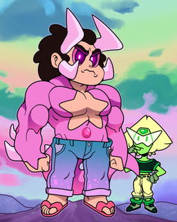 ambiguous_gender biceps bottomwear clothed clothing dot_eyes duo forehead_gem gem green_body green_skin hair horn male muscular muscular_male pecs peridot_(gem) shirt simple_eyes toony topwear discount-supervillain cartoon_network steven_universe steven_universe:_future peridot_(steven_universe) steven_quartz_universe alien alien_humanoid corrupted_gem diamond_(gem_species) gem_(species) horned_humanoid humanoid mammal peridot_(gem_species) 4:5 digital_media_(artwork) hi_res