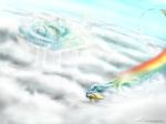 blue_body blue_feathers blue_fur city cloud cloudsdale crown detailed_background feathered_wings feathers female feral fireworks flying fur hair headgear jewelry looking_at_viewer multicolored_hair open_mouth outside purple_eyes rainbow rainbow_hair sky skyscape solo water waterfall wings huussii friendship_is_magic hasbro my_little_pony mythology rainbow_dash_(mlp) equid equine mammal mythological_creature mythological_equine pegasus inverted_(disambiguation) 2011 4:3