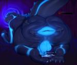 all_fours anthro anus anus_focus backsack balls big_anus big_butt bioluminescence blue_anus blue_balls blue_penis blue_perineum bodily_fluids butt butt_focus disembodied_hand duo feet gaping gaping_anus genital_fluids genitals glowing glowing_anus glowing_balls glowing_genitalia glowing_markings glowing_penis huge_anus huge_butt huge_thighs humanoid_genitalia humanoid_penis looking_back male markings overweight penis perineum precum raised_tail rear_view solo_focus spread_anus spread_butt spreading submissive submissive_male tail thick_thighs justmegabenewell mythology baresenio dragon mythological_creature mythological_scalie reptile scalie 2017