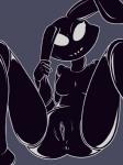 anthro anus breasts female genitals grin looking_at_viewer machine presenting presenting_pussy pussy simple_background smile solo spread_legs spreading teeth bombay_(artist) five_nights_at_freddy's five_nights_at_freddy's_2 scottgames shadow_bonnie_(fnaf) lagomorph leporid mammal rabbit robot 3:4 hi_res