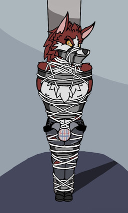 angry ankles_tied anthro arms_tied bdsm bondage boots bound boxers_(clothing) bulge clothed clothed_anthro clothed_male clothing duct_tape eyebrows footwear fully_bound fur gag gagged genital_rope genitals hands_behind_back legs_tied looking_at_viewer male muffled multicolored_body multicolored_fur muscular muscular_anthro muscular_male open_bottomwear open_clothing penis penis_bondage penis_rope pole red_body red_fur restrained restraints rope rope_bondage rope_gag rope_harness shoes simple_background solo submissive submissive_anthro submissive_male tape tape_bondage tape_gag underwear white_body white_fur yellow_eyes jaytheratboy epic_games fortnite mythology lycan_west_(fortnite) canid canine canis mammal mythological_canine mythological_creature werecanid werecanine werecreature werewolf wolf 2025 digital_media_(artwork) hi_res