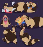 base_three_layout belly big_belly blep blockage_(layout) blue_eyes blush brown_body brown_fur buizel death digestion diorexity fatal_vore feet_first feral five_frame_image four_frame_staggered_grid fur furret generation_1_pokemon generation_2_pokemon generation_4_pokemon green_eyes group head_in_mouth hi_res horizontal_blockage horizontal_staggering hot_breath legendary_pokemon licking licking_lips licking_own_lips male mew_(pokemon) nintendo open_mouth orange_body orange_fur partially_inside pokemon pokemon_(species) red_eyes scarf self_lick staggering_(layout) swallowing three_row_layout tongue tongue_out vore white_body white_fur