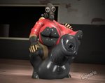 animal_genitalia animal_penis anthro balls big_balls big_penis breasts crouching equine_genitalia equine_penis genitals gynomorph huge_penis hyper hyper_genitalia hyper_penis intersex looking_at_viewer musk nipple_mouth nipples penis solo supeario team_fortress_2 valve pyro_(team_fortress_2) monster 3d_(artwork) digital_media_(artwork) hi_res source_filmmaker_(artwork)