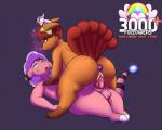 2018 anal anglo animal_genitalia animal_penis anus balls big_butt bodily_fluids bovid bubble_butt butt canid canine caprine chaut cowgirl_position cum digital_media_(artwork) dildo duo_focus erection fan_character female flaaffy flabebe from_front_position generation_1_pokemon generation_2_pokemon generation_6_pokemon genital_fluids genitals group hi_res lying lyre_belladonna male male/female mammal multi_tail nintendo on_back on_bottom on_top open_mouth orientation_play penetration penis pokemon pokemon_(species) pokemon_mystery_dungeon pussy sex sex_toy sidra_romani simple_background spike_chunsoft tail vaginal vaginal_penetration vulpix wanderlust