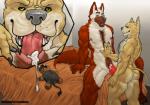 abs anthro bed biceps big_penis black_nose body_hair bovine brown_fur butt canine cattle clitoris cum cum_in_pussy cum_inside cum_on_penis cumshot cunnilingus cuntboy dog duo fangs felching fur gaslightdog green_penis hairy_chest happy_trail intersex knot leaking licking male mammal muscles nicolas0113 nipples nude open_mouth oral oral_sex orgasm pecs penetration penis plushie pubes pussy red_penis sex sheath sitting standing tan_fur teeth toned tongue tongue_out vaginal vaginal_penetration vein white_fur yellow_nose
Rating: Explicit
Score: 7
User: Peekaboo
Date: December 28, 2013