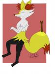 abtute12 ambiguous_gender braixen butt canine eyes_closed female fennec fox fur lying mammal nintendo nude paws plain plain_background pokémon pose sleeping smile spread_legs spreading video_games
Rating: Questionable
Score: 0
User: Abtute12
Date: February 09, 2014