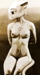 anthro areola breasts female jewelry nipples nude pendant solo tail rage_viper bethesda_game_studios microsoft oblivion prequel_adventure the_elder_scrolls katia_managan felid khajiit mammal 2011 monochrome sepia