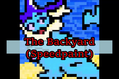 backyard poofythedragon sound_warning nintendo pokemon braixen eeveelution generation_1_pokemon generation_6_pokemon pokemon_(species) vaporeon animated long_playtime sound timelapse video windows_movie_maker_(artwork)