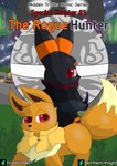 aurora_(phenomenon) black_body cape city city_background clothing dagger duo_focus feral group looking_at_viewer male melee_weapon mysterious_figure night on_hind_legs red_eyes sky star starry_sky symbol weapon friedrichdeci nintendo pokemon shade_(hiddentruths) canid canine eevee eeveelution generation_1_pokemon generation_2_pokemon mammal pokemon_(species) umbreon absurd_res comic cover cover_art cover_page hi_res