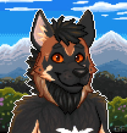 anthro bared_teeth bite shepinois sniffing solo teeth grumpyfart canid canine canis domestic_dog german_shepherd herding_dog malinois_dog mammal pastoral_dog sheepdog animated digital_media_(artwork) icon pixel_(artwork) pixel_animation