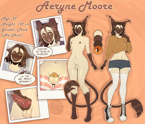 amber_eyes animal_genitalia anthro balls biped blush bottomwear breasts brown_hair canine_genitalia chastity_cage chastity_device clothed clothed_anthro clothed_male clothing color_swatch converse_shoes cutaway daisy_dukes denim denim_bottomwear denim_clothing denim_shorts digitigrade erection front_view fur genital_piercing genitals hair hotpants knot knotted_penis male male_anthro midriff nipple_piercing nipples nude nude_anthro nude_male outline penis piercing polaroid_photo pose short_hair shorts small_breasts smile solo speech_bubble standing tail tail_tuft tan_body tan_fur tasteful_nudity text tuft tufted_ears whiskers dalipuff felid feline mammal character_name digital_drawing_(artwork) digital_media_(artwork) english_text full-length_portrait model_sheet portrait shaded soft_shading warm_colors