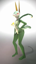 anthro anthrofied breasts female genitals nipples nude pokemorph pose pussy simple_background solo pervertguy341 nintendo pokemon generation_5_pokemon pokemon_(species) serperior 3d_(artwork) 3d_animation 9:16 animated digital_media_(artwork) hi_res high_framerate loop no_sound short_playtime source_filmmaker_(artwork) turntable_(animation) webm