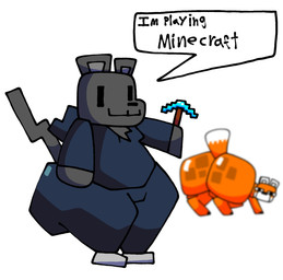 anthro big_butt black_bottomwear black_clothing black_eyes black_hoodie black_nose black_pants black_topwear bottomwear brown_body brown_fur butt clothing duo feral footwear fur grey_body grey_clothing grey_ears grey_footwear grey_fur grey_shoes grey_tail holding_object holding_pickaxe hoodie looking_back male multicolored_body multicolored_fur orange_body orange_fur orange_tail pants pickaxe pickaxe_(minecraft) quadruped shoes simple_background smile speech_bubble standing tail text thick_thighs three-quarter_view topwear two_tone_tail white_background white_body white_ears white_fur white_tail lucaslora microsoft minecraft mojang xbox_game_studios lucas_(lucaslora) canid canine canis domestic_cat felid feline felis fox fox_(minecraft) mammal 2025 digital_media_(artwork) english_text hi_res