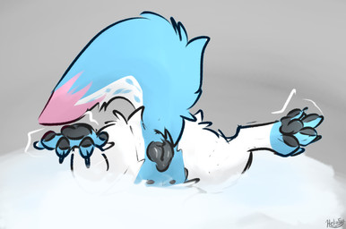 animal_genitalia animal_vulva butt canine_genitalia canine_vulva female feral fur genitals nipples pawpads paws presenting presenting_hindquarters quadruped raised_tail simple_background snow solo stuck tail vulva white_body white_fur conditional_dnp heliofox holly_(heliofox) arctic_fox canid canine fox mammal true_fox digital_media_(artwork) hi_res