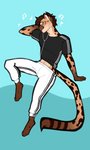 anthro brown_hair clothed clothing feet fingers hair male smile solo toes ni70 mahalo_(mahalocheetah) cheetah felid feline mammal 2020 digital_media_(artwork)