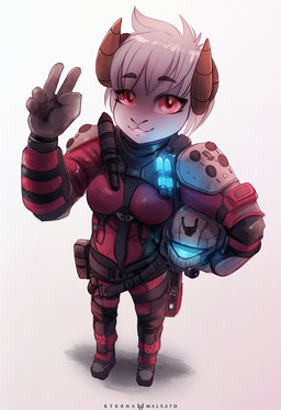 5_fingers anthro armor caprine clothed clothing female flight_suit fully_clothed fur goat hair helmet horn jumpsuit looking_at_viewer mammal pilot pilot_(titanfall) pilot_32833 red_eyes short_hair smile solo titanfall titanfall_2 uniform white_fur zero-sum
Rating: Safe
Score: 0
User: Alpha333
Date: July 27, 2017 5_fingers anthro armor caprine clothed clothing female flight_suit fully_clothed fur goat hair helmet horn jumpsuit looking_at_viewer mammal pilot pilot_(titanfall) pilot_32833 red_eyes short_hair smile solo titanfall titanfall_2 uniform white_fur zero-sum
Rating: Safe
Score: 0
User: Alpha333
Date: July 27, 2017