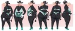 anthro bedroom_eyes big_breasts big_butt breasts butt clothing female footwear high_heels lingerie narrowed_eyes pose seductive shoes smile solo thick_thighs boolishclara disney clarabelle_cow bovid bovine cattle mammal absurd_res hi_res pinup