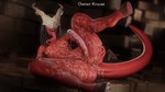 animal_genitalia animal_penis anus armor balls bodily_fluids butt cum cum_drip cum_in_ass cum_inside cum_on_balls cum_on_belly cum_on_body cum_on_chest cum_on_face cum_on_penis cum_on_tail dripping equine_genitalia equine_penis excessive_cum excessive_genital_fluids fangs femboy genital_fluids genitals hair headgear helmet hooves long_hair long_tongue male mask not_furry nude penis size_difference smaller_male solo tail teeth tongue apulaz xalys_(kruuxx) demon humanoid imp tiefling 16:9 3d_(artwork) absurd_res digital_media_(artwork) hi_res widescreen