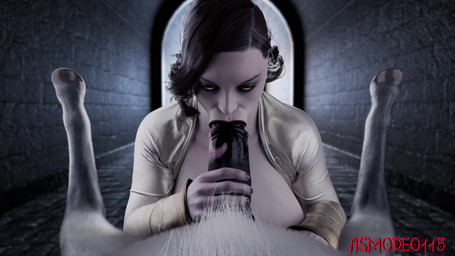 anatomically_correct anatomically_correct_genitalia animal_genitalia animal_penis bestiality blowjob_face deep_throat equine_genitalia fellatio female feral feral_pov first_person_view genitals handjob hooves human_on_feral intersex intersex/female interspecies looking_at_viewer male male_pov mottled mottled_genitalia mottled_penis oral oral_penetration penetration penile penis sex sound_effects asmodeo115 capcom resident_evil resident_evil_8:_village alcina_dimitrescu equid equine horse human mammal 16:9 3d_(artwork) 3d_animation animated digital_media_(artwork) hi_res short_playtime sound webm widescreen