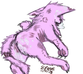 after_rape after_sex anus bite_mark bodily_fluids bruised butt claws cum cum_in_mouth cum_in_vagina cum_inside cum_on_butt cum_on_face defeated female feral forced fur genital_fluids genitals notched_ear open_mouth paws pink_body pink_fur questionable_consent rape scar sex solo tail tongue tongue_out vulva wounded erunas nintendo pokemon eeveelution espeon felid feline generation_2_pokemon mammal pokemon_(species)