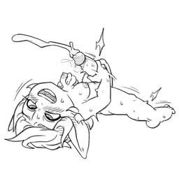 bodily_fluids breasts cum ejaculation genital_fluids genitals gynomorph humanoid_genitalia humanoid_penis intersex masturbation nipples penile penile_masturbation penis shortstack shortstack_gynomorph shortstack_intersex solo bee_haji league_of_legends riot_games tencent tristana_(lol) yordle 1:1 digital_media_(artwork) monochrome