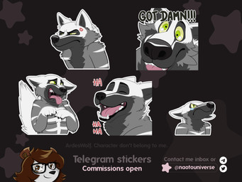 angry anthro bodily_fluids crying disgust insane laugh male solo tears telegram_sticker text naoto telegram canid canine canis mammal wolf 4:3 english_text