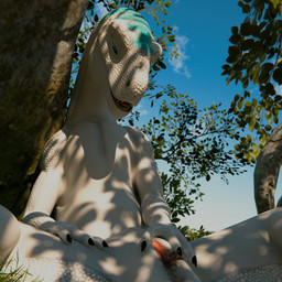 ambiguous_gender ambiguous_prey anus bestiality big_dom_small_sub black_claws black_nails blue_eyes blue_markings blue_sky bodily_fluids branch claws clitoris cloud colored_nails day dominant dominant_female dominant_feral duo female female/ambiguous female_pred feral feral_pred forest forest_background genital_fluids genitals green_leaves hand_out human_prey humanoid_hands interspecies larger_female larger_feral leaf lying markings nails nature nature_background on_back open_mouth pink_body pink_gums pink_nostrils pink_tongue pink_vulva plant scaly_skin shadow size_difference sky smaller_human smooth_skin spread_legs spreading submissive submissive_human teeth teeth_showing tongue tongue_showing tree tree_bark tree_trunk unbirthing vaginal vaginal_fluids vore vulva white_body white_clouds dezzak jinnoaka_(modeler) dinosaur dromaeosaurid human interceptor mammal prehistoric_species reptile saurischian scalie theropod 1:1 3d_(artwork) absurd_res digital_media_(artwork) hi_res shaded