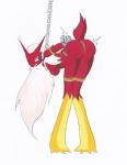 arms_behind_back bdsm bent_over blaziken bondage bound breasts butt chain collar digidredg female looking_at_viewer looking_back nintendo nipples open_mouth pokémon raised_tail rope video_games
Rating: Questionable
Score: 6
User: ChestFox
Date: March 24, 2014