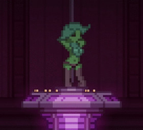 animated_gif black_eyes boots breasts butt clothed clothing dancing female footwear hair hands_above_head media_accurate not_furry plant pole pole_dancing shaking_hips shoes shy solo standing stripper stripper_pole teasing thong underwear standing_tough chucklefish starbound elemental_creature elemental_humanoid flora_fauna floran humanoid plant_humanoid 2016 animated digital_media_(artwork) low_res pixel_(artwork) pixel_animation short_playtime