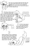 ball_gag bdsm bodily_fluids bondage bound drilling female feral gag genital_fluids gore how-to kidnapping lobotomy multiple_poses pose solo tears text torture vaginal_fluids young lilstarlite canid canine mammal absurd_res comic hi_res monochrome