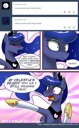 2014 blush digital_media_(artwork) english_text equine female feral friendship_is_magic horn john_joseco looking_at_viewer mammal my_little_pony princess_luna_(mlp) socks solo text winged_unicorn wings
Rating: Safe
Score: 13
User: Robinebra
Date: December 28, 2014 2014 blush digital_media_(artwork) english_text equine female feral friendship_is_magic horn john_joseco looking_at_viewer mammal my_little_pony princess_luna_(mlp) socks solo text winged_unicorn wings
Rating: Safe
Score: 13
User: Robinebra
Date: December 28, 2014