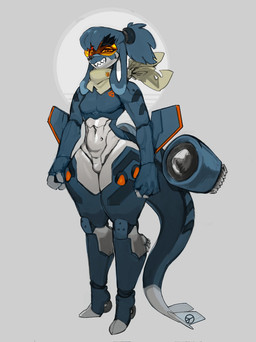 aircraft airplane anthro ascot blue_body blue_hair fist grey_background hair jet jet_engine looking_at_viewer machine male navel nude null_bulge peace_symbol pecs sharp_teeth simple_background small_waist solo standing tail tail_wings teeth thick_thighs tied_hair toothy_grin unusual_anatomy unusual_tail unusual_wing_placement vehicle visor wheel_feet wide_hips winged_arms wings bunnybaphomet juno_(yellowleggy) aircraft_animal hybrid living_aircraft living_machine living_vehicle macropod mammal marsupial wallaby 2025 hi_res