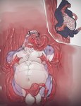 abdominal_bulge anthro bdsm belly bodily_fluids breast_milking cutaway egg egg_belly egg_inflation egg_insertion erection felid flesh_binds genitals hair hi_res humanoid_genitalia humanoid_penis inflation internal lactating limb_slot luke_c419 male male_lactation mammal multicolored_body muscular muscular_bottom muscular_sub navel nipple_fetish nipple_play nipple_suck nude object_in_urethra overweight oviposition ovipositor pantherine penetration penis purple_body sadiend seedbed solo split_balls submissive sucking tentacle_hood tentacle_in_urethra tentacle_mask tentacle_on_nipple tentacle_penetration tentacles tiger tuft two_tone_body urethral urethral_penetration white_body white_hair