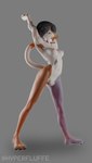 anthro beanie beanie_only breasts clothing eyes_closed female genitals grey_background hat hat_only headgear headgear_only headwear headwear_only mostly_nude nipples pussy simple_background solo standing stretching wide_stance hyperfluffe epic_games fortnite meow_skulls felid feline mammal 3d_(artwork) absurd_res digital_media_(artwork) hi_res