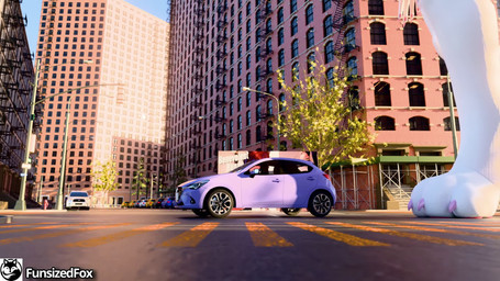 advertisement anthro body_size_growth butt butt_crush butt_expansion car_crush crush expansion female foot_crush growth macro music size_transformation solo transformation funsizedfox lagomorph leporid mammal rabbit 16:9 3d_(artwork) 3d_animation animated digital_media_(artwork) hi_res long_playtime sound webm widescreen