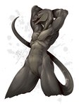 anthro athletic male pose solo kredri reptile scalie snake