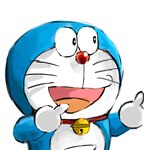 anthro bell blue_body blue_fur collar fingers front_view fur gesture hand_gesture machine male middle_finger open_mouth pouch_(anatomy) red_collar red_nose simple_background solo standing tongue whiskers white_background white_body white_fur mt_tg doraemon doraemon_(character) domestic_cat felid feline felis mammal robot 2016 digital_media_(artwork) shaded