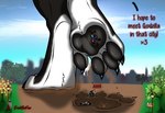 4_toes >:3 ambiguous_gender anthro arms_above_head arms_bent barefoot bent_legs black_body black_claws black_fur black_pawpads city claws cramped crush crushed_micros dirt disembodied_legs emoticon erect_tail extreme_size_difference feet female foot_crush foot_fetish foot_focus footprint fur fur_markings group hands_above_head hindpaw imminent_death knees_pulled_up larger_anthro light lying macro markings mass_crush mostly_offscreen_character multicolored_body multicolored_fur on_front on_one_leg park pawpads pawprint paws plant planted_legs raised_arms raised_foot raised_hand raised_paw rampage sadism scared side_view sign sitting size_difference size_play smaller_anthro standing stepped_on stomping stuck_to_foot tail text toes trampling tree underfoot underpaw walking white_body white_fur erickredfox redrick_(erickredfox) canid canine domestic_cat felid feline felis fox mammal procyonid raccoon red_fox true_fox english_text hi_res