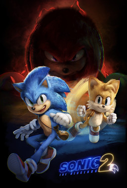 5_fingers anthro backpack blue_body blue_eyes blue_fur clothing fingers footwear fur gloves green_eyes group handwear male open_mouth open_smile purple_eyes red_body red_fur shoes smile teeth text trio yellow_body yellow_fur tyson_hesse sega sonic_the_hedgehog_(film) sonic_the_hedgehog_(series) knuckles_the_echidna miles_prower sonic_the_hedgehog canid canine echidna eulipotyphlan fox hedgehog mammal monotreme 2021 english_text hi_res official_art