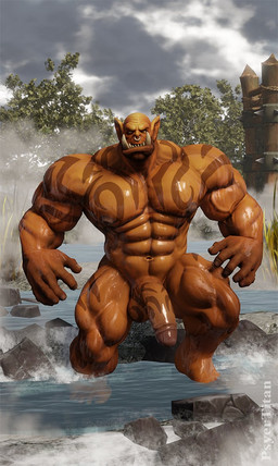 balls big_muscles big_pecs big_penis cloud day detailed_background facial_piercing fence genitals half-erect huge_muscles huge_pecs humanoid_genitalia humanoid_penis humanoid_pointy_ears looking_at_viewer male muscular muscular_arms muscular_humanoid muscular_male navel nipples nose_piercing nose_ring not_furry nude outside partially_submerged pecs penis piercing plant pointy_ears quads ring_piercing rock septum_piercing septum_ring solo splash standing tattoo text thick_thighs tree tusks water wet wet_body psyertitan blizzard_entertainment warcraft garrosh_hellscream humanoid mammal orc 2021 3d_(artwork) artist_name digital_media_(artwork)