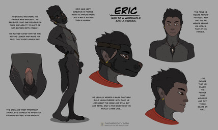 animal_genitalia animal_mask anthro balls chain clothing fur genitals glass hair humanoid_face male mask mirror outside plant pup_mask scar sheath shirt standing t-shirt tail text topwear thathornycat capitoline_ranch mythology eric_(capitoline_ranch) canid canine humanoid mammal mythological_canine mythological_creature werecanid werecanine werecreature werewolf absurd_res english_text hi_res