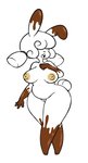 anthro biped breasts female genitals hair lagomorph mammal melly_(itsmemtfo4) nipples open_mouth pussy scribs03 simple_background solo standing teeth white_background white_body white_hair yellow_nipples