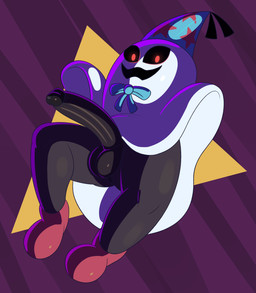 balls black_balls black_penis bodily_fluids boots bow_tie clothing footwear genital_fluids genitals hat headgear headwear male not_furry party_hat penis precum precum_bubble red_eyes shoes solo gemsum mario_bros nintendo paper_mario doopliss duplighost ghost spirit 2023 absurd_res hi_res