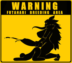 anthro big_penis bodily_fluids breasts caution_sign cum duo genital_fluids genitals gynomorph huge_penis hyper hyper_genitalia hyper_penis intersex intersex/male male penis warning_sign pandoraingrid_(artist) mikeantilike_(character) arthropod insect lepidopteran moth hi_res