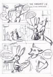 2017 4_fingers absurd_res anthro canid canine clothed clothing comic dialogue dipstick_ears dipstick_tail disney duo ear_markings english_text female fingers fox greyscale hi_res judy_hopps lagomorph leporid male mammal markings monochrome multicolored_ears multicolored_tail nick_wilde purse rabbit screaming simple_background speech_bubble suslikd tail tail_markings text zootopia