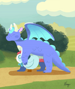 ambiguous_gender clothed clothing dominant duo feral feral_on_feral horn interspecies larger_dom larger_male male male/male partially_clothed penetration sex size_difference smaller_penetrated standing standing_sex wings noogad mythology steam_sale_chicken steam_sale_dragon avian bird chicken dragon galliform mythological_creature mythological_scalie phasianid scalie animated loop