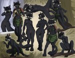 5_fingers anthro areola bathing biped black_body black_breasts black_fur black_tail breasts claws cleaning clothed clothing crouching dark_breasts detailed_background ears_up eyes_closed feet female fingers fur genitals hair hindpaw licking looking_at_viewer narrowed_eyes navel nipples nude paws pink_areola pink_nipples pink_vulva self_lick skimpy solo spread_legs spreading standing tail tongue vulva waterfall waterfall_shower yellow_eyes the-minuscule-task felid mammal pantherine 2025 hi_res